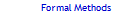 Formal Methods